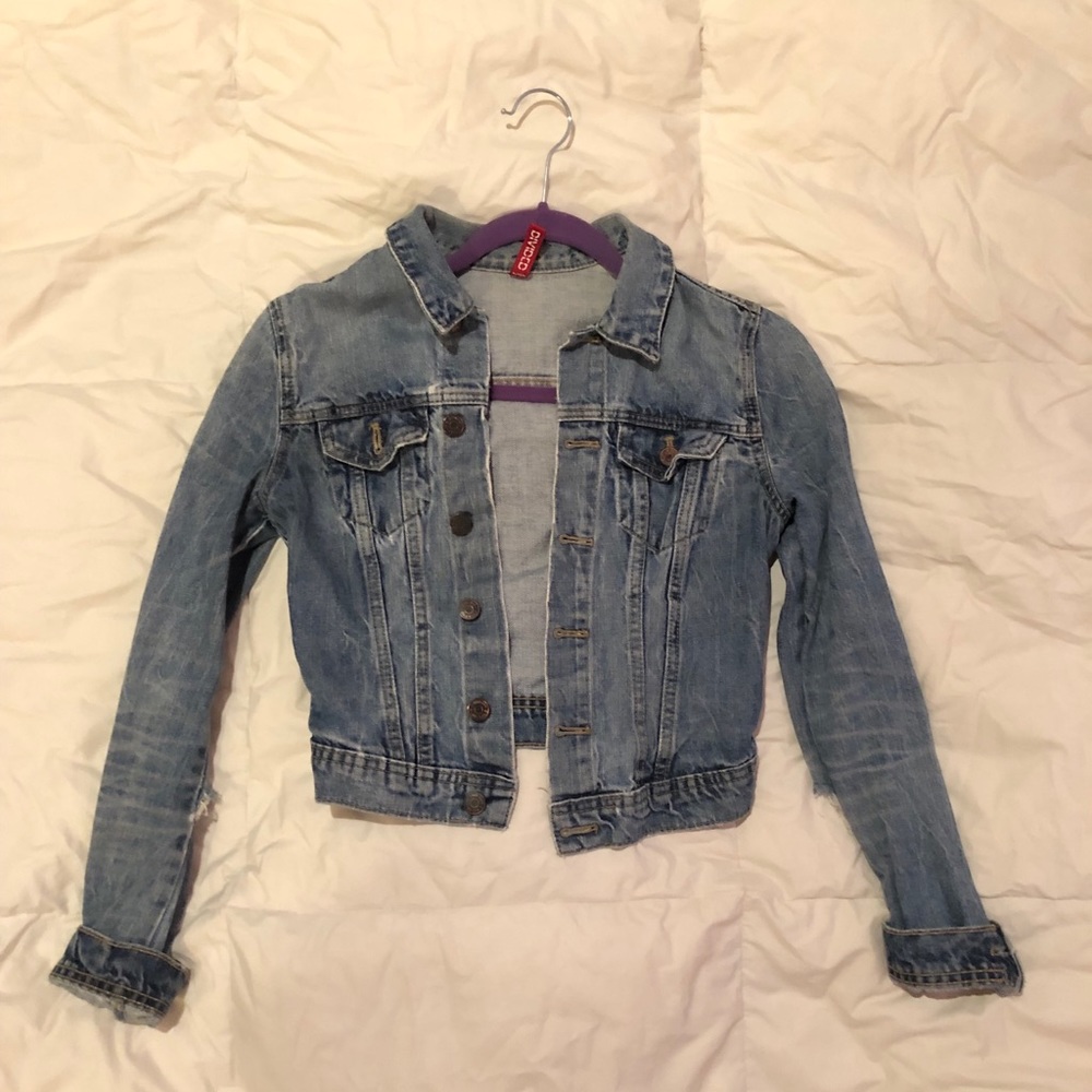 light wash jean jacket